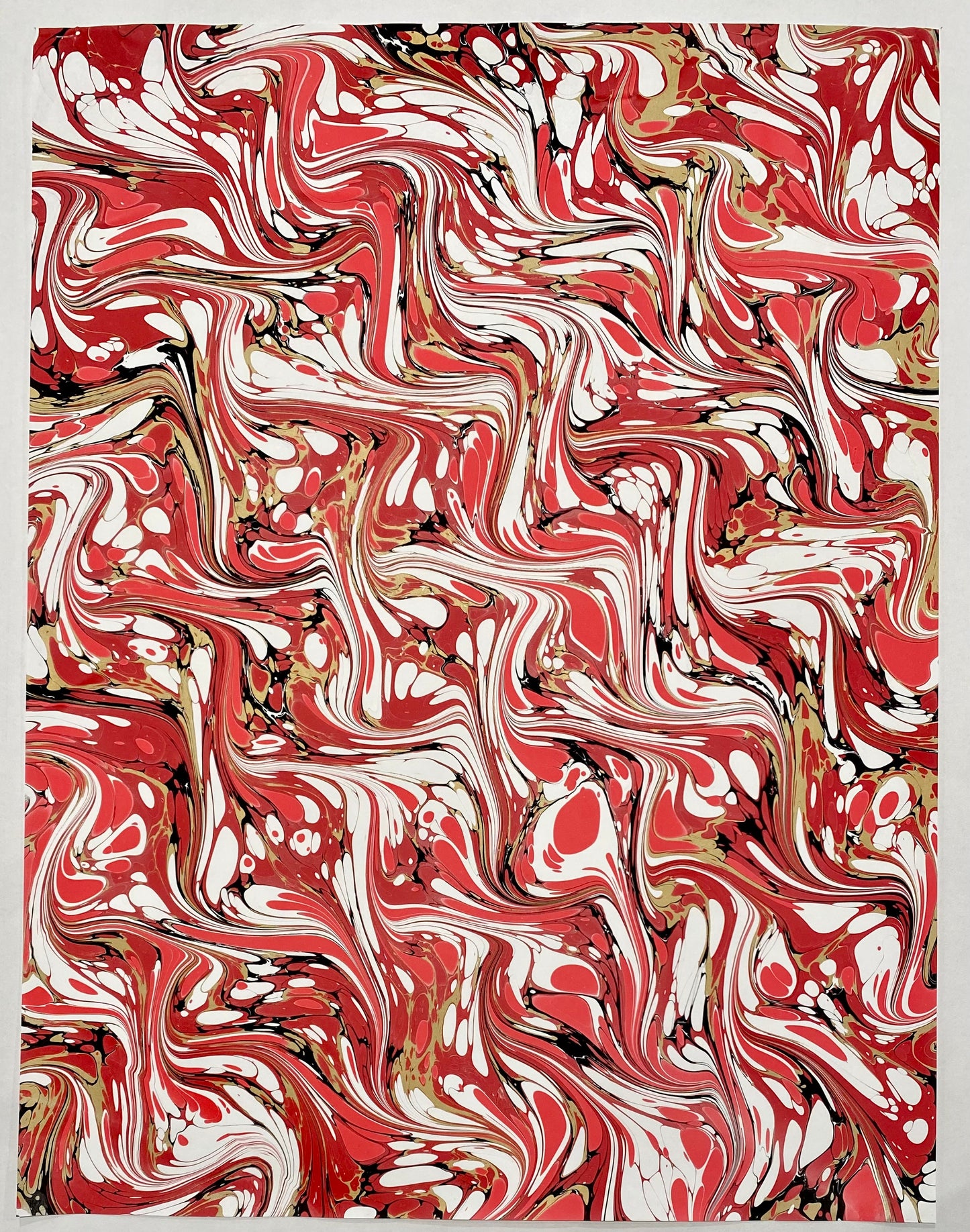 Full Sheet Hand-Marbled Paper P401