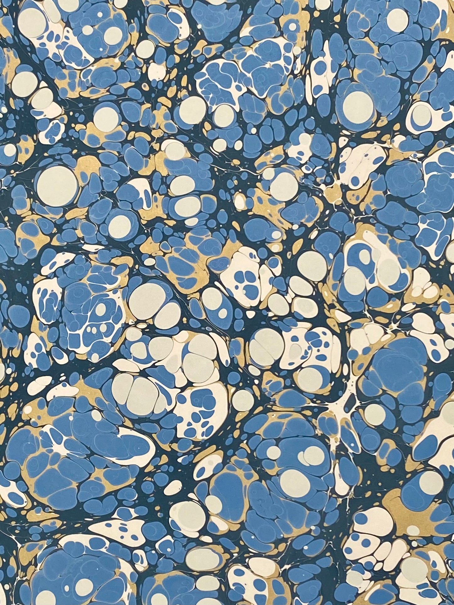 Full Sheet Hand-Marbled Paper P381