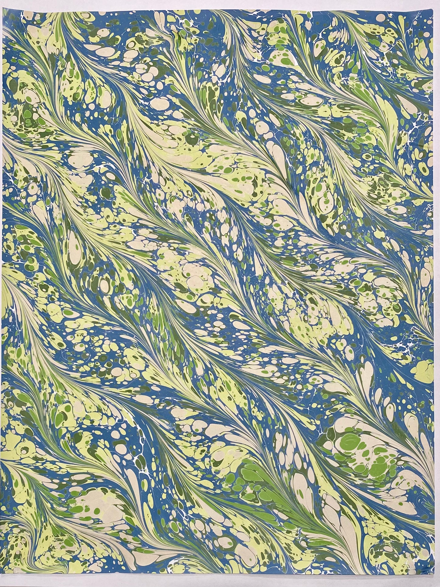 Full Sheet Hand-Marbled Paper P394