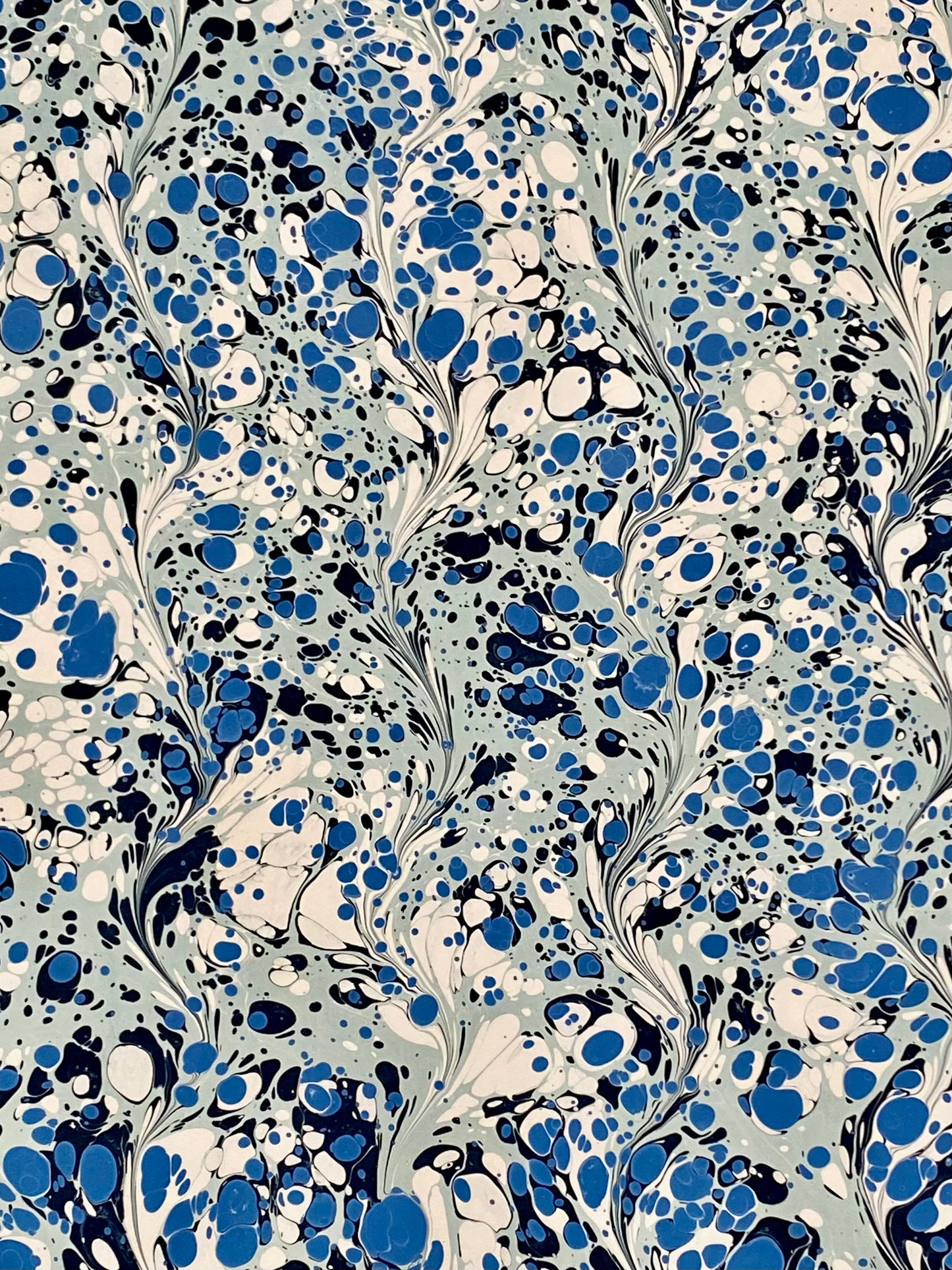 Full Sheet Hand-Marbled Paper P393