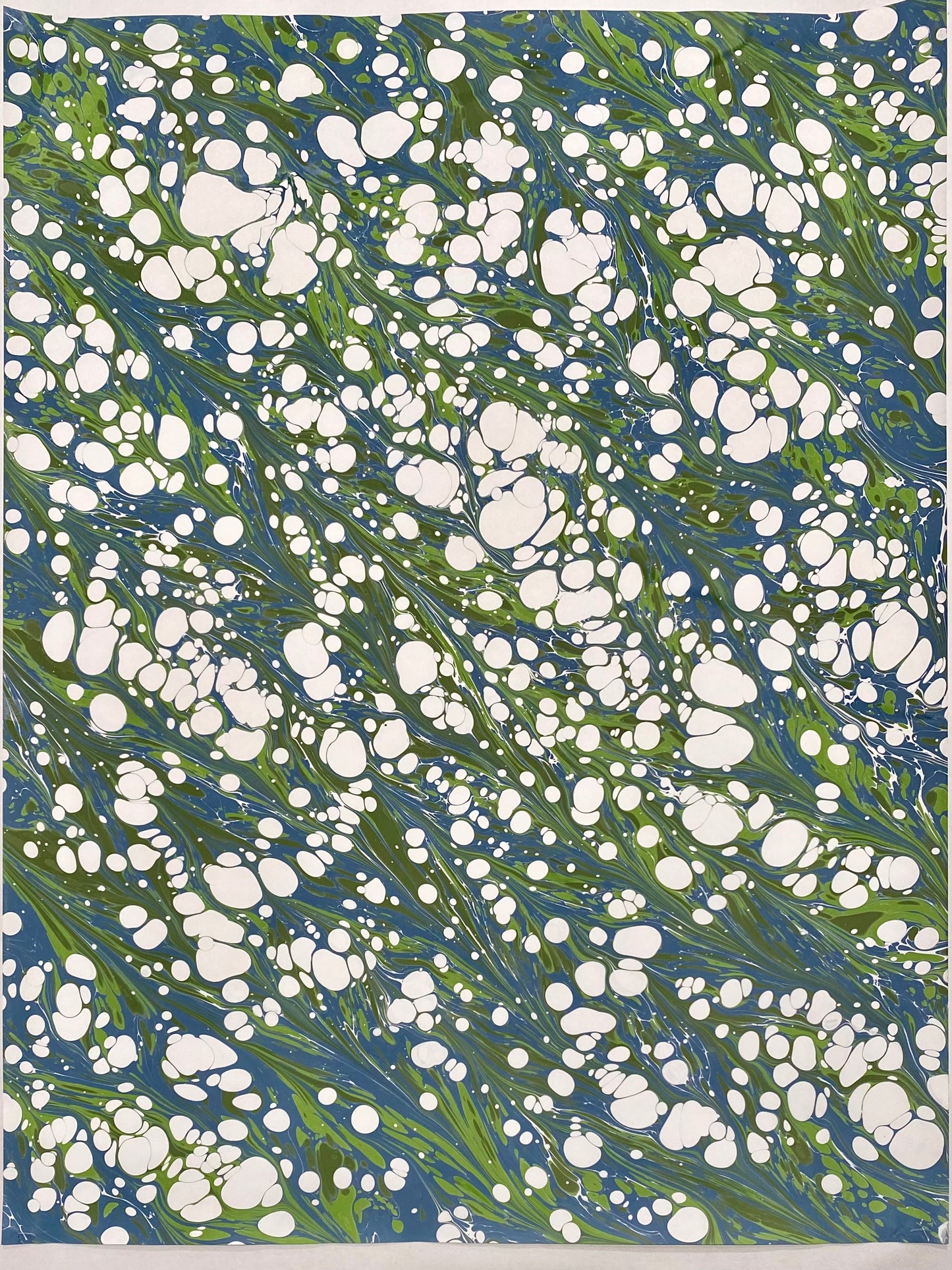 Full Sheet Hand-Marbled Paper P391