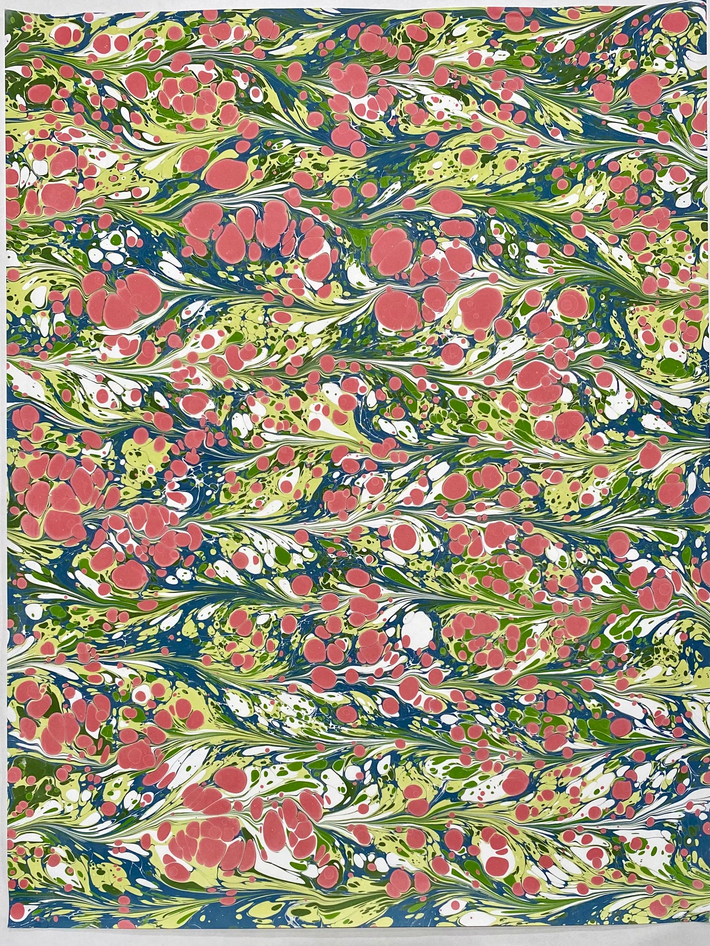 Full Sheet Hand-Marbled Paper P387
