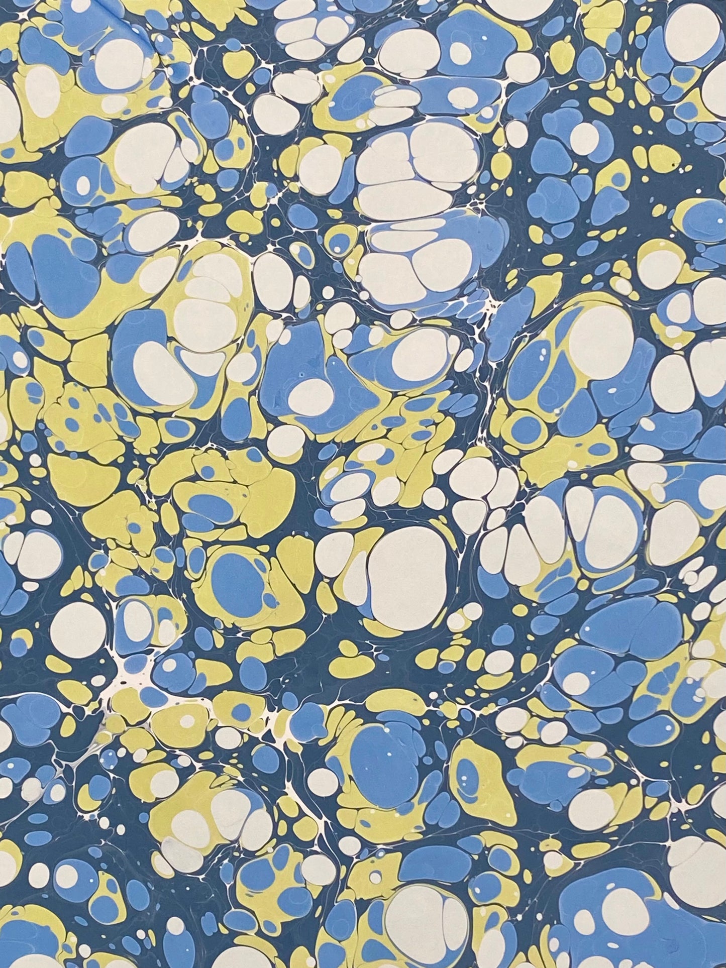 Full Sheet Hand-Marbled Paper P382