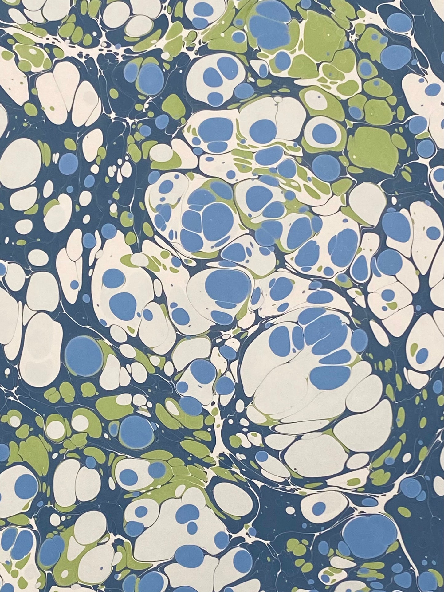 Full Sheet Hand-Marbled Paper P379