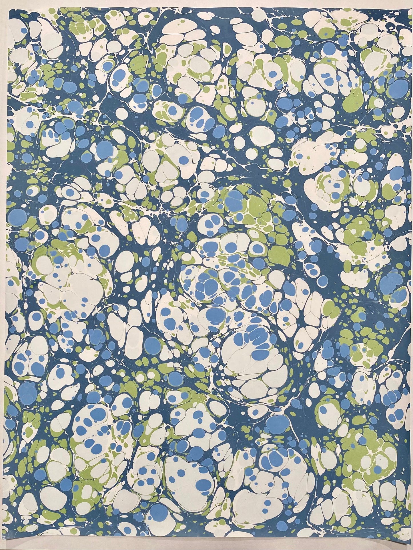 Full Sheet Hand-Marbled Paper P379