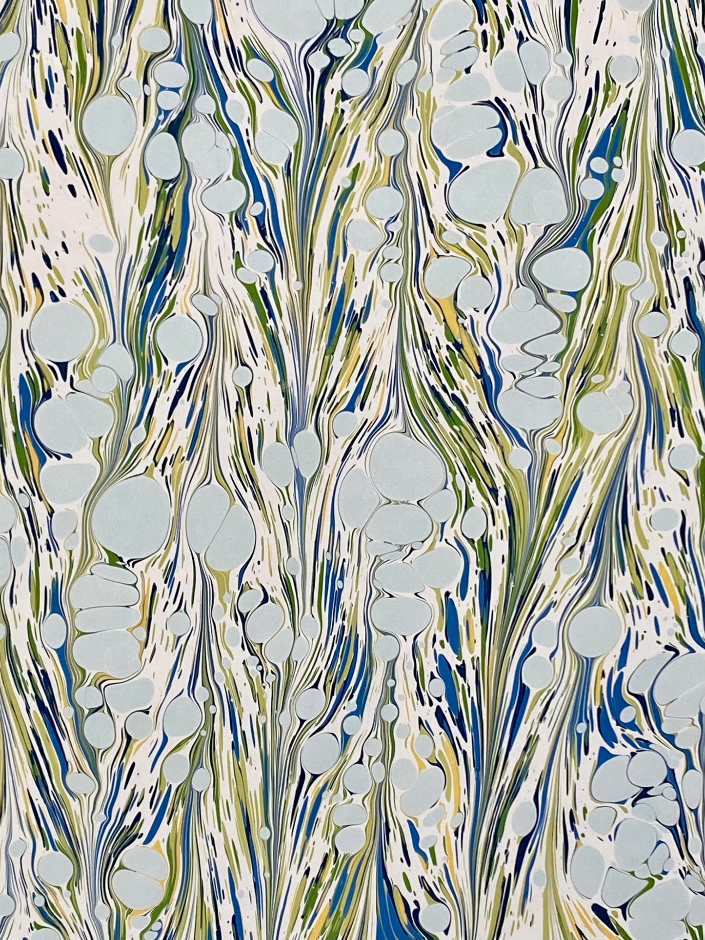 Full Sheet Hand-Marbled Paper P378