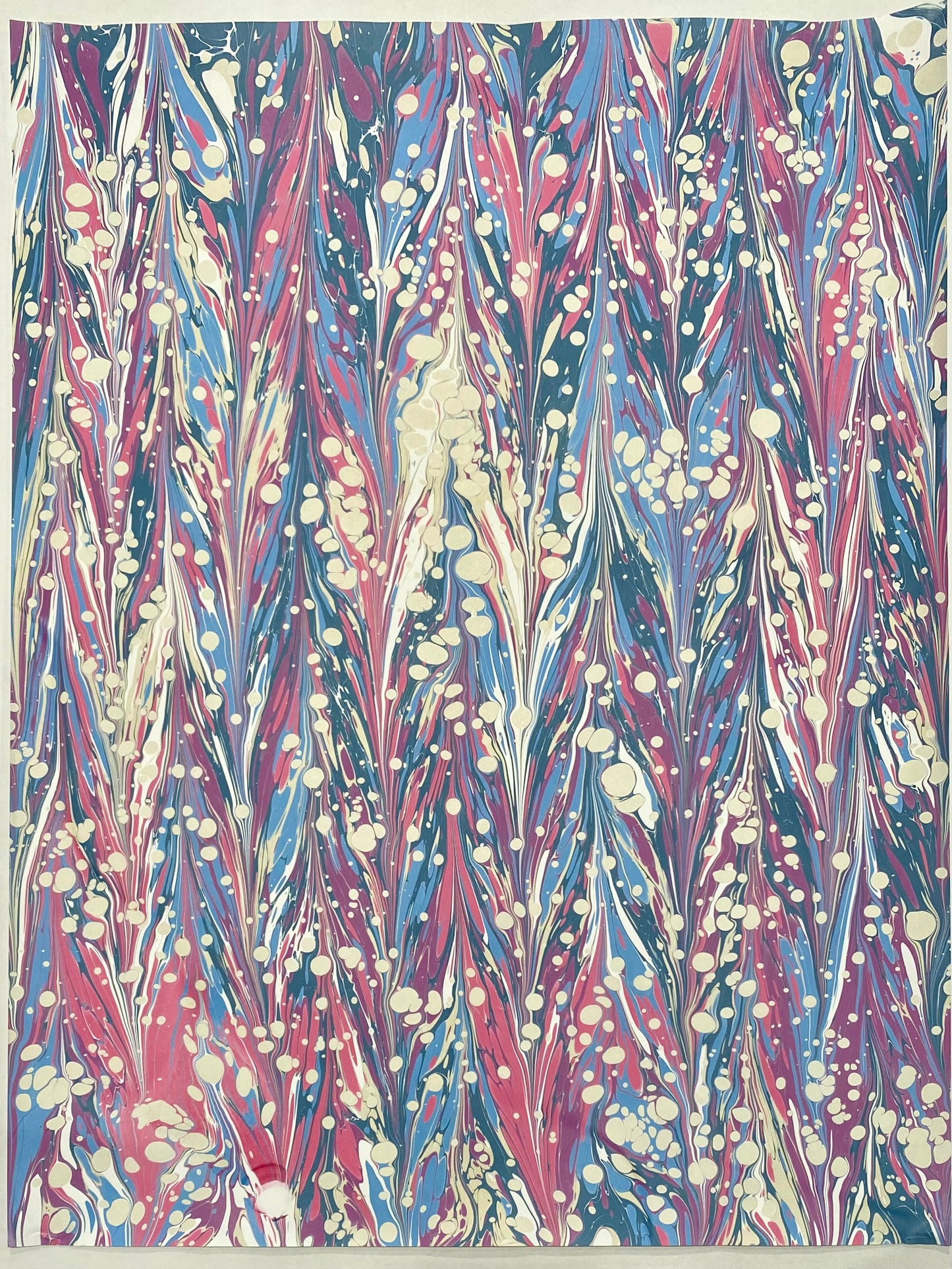 Full Sheet Hand-Marbled Paper P376S - Flawed