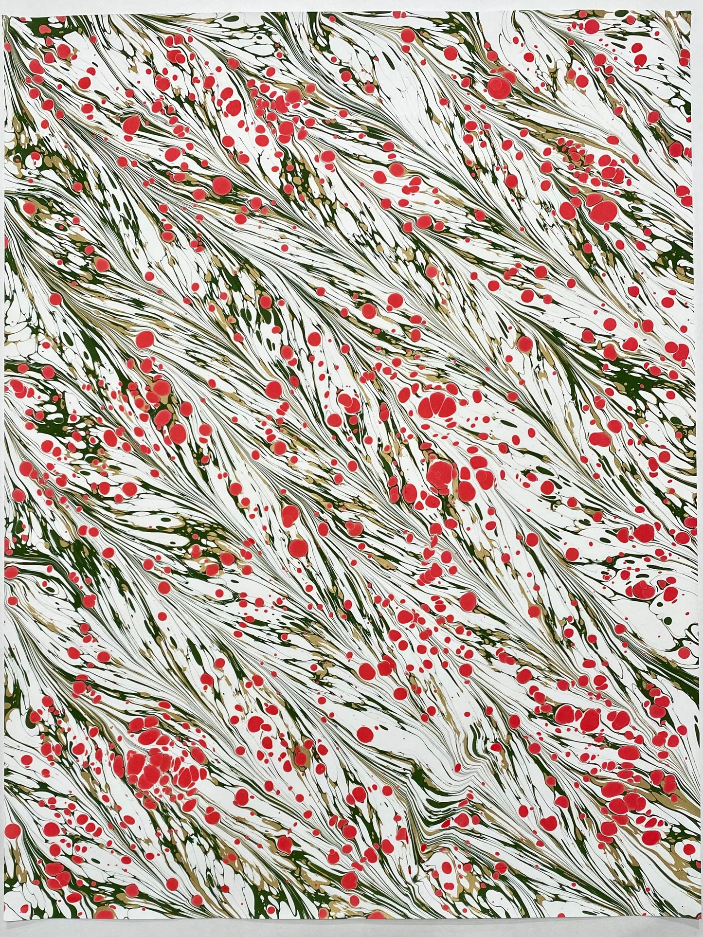 Full Sheet Hand-Marbled Paper P374S