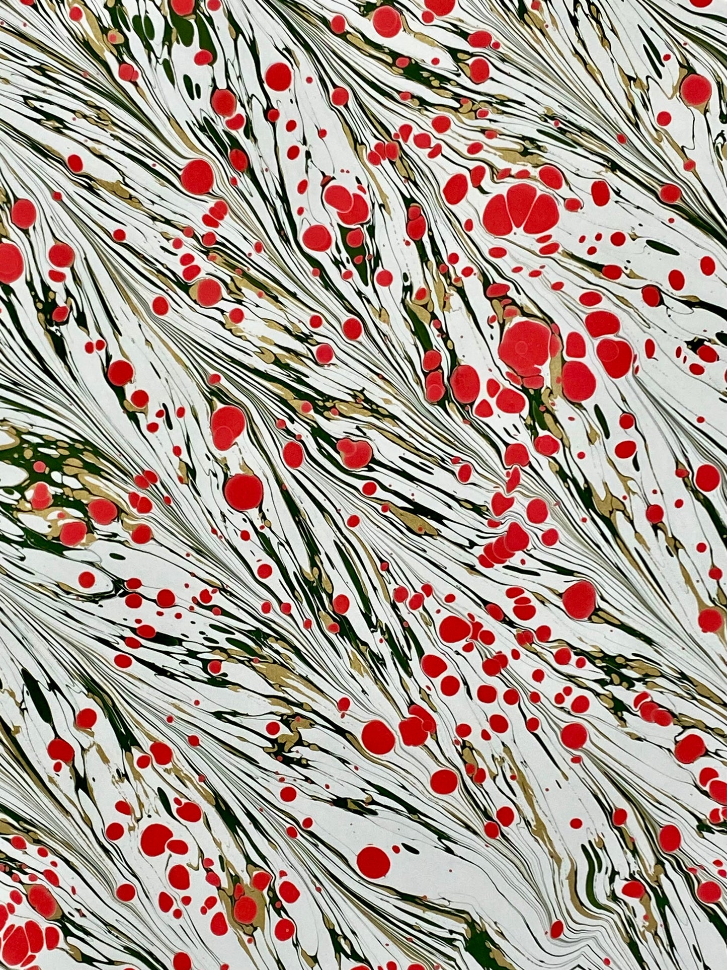 Full Sheet Hand-Marbled Paper P374S