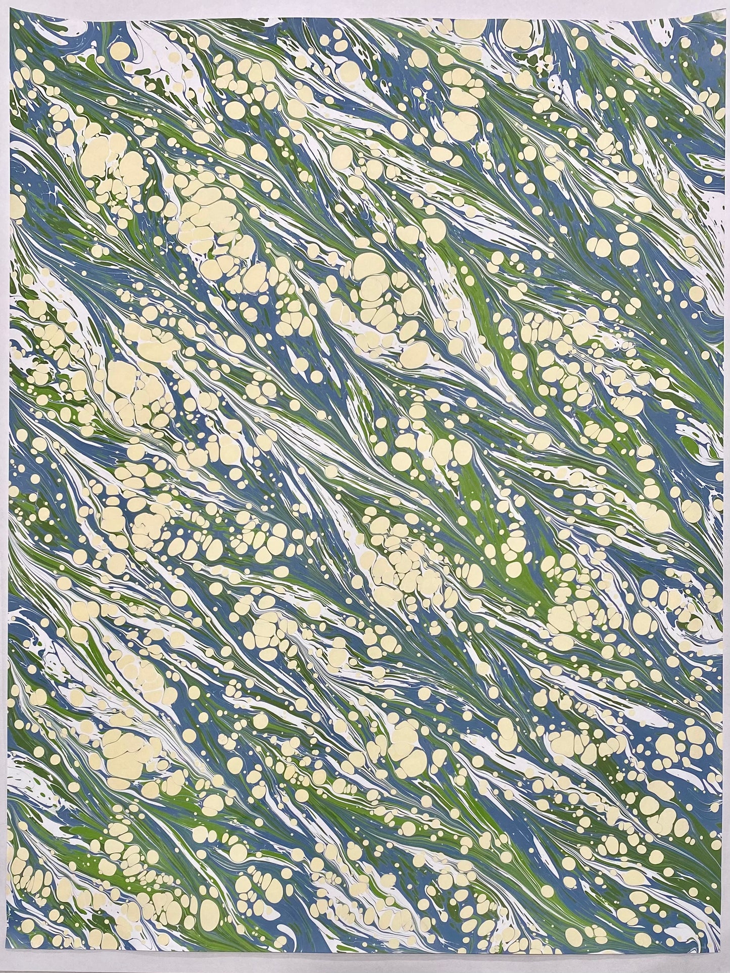 Full Sheet Hand-Marbled Paper P370