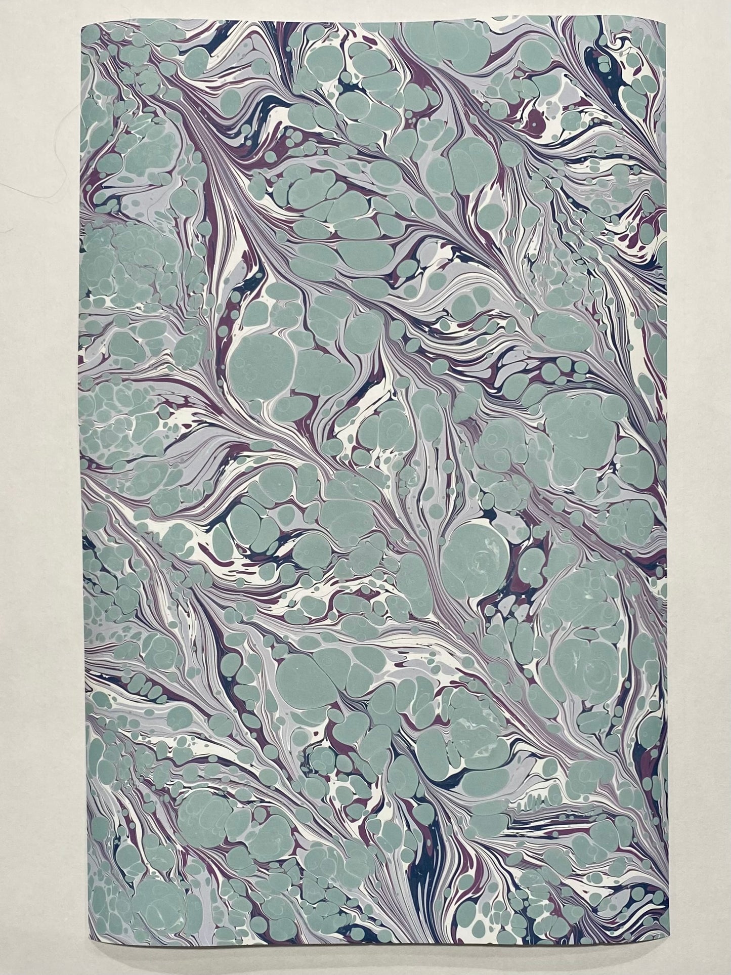 Half-Sheet Hand-Marbled Paper P360H