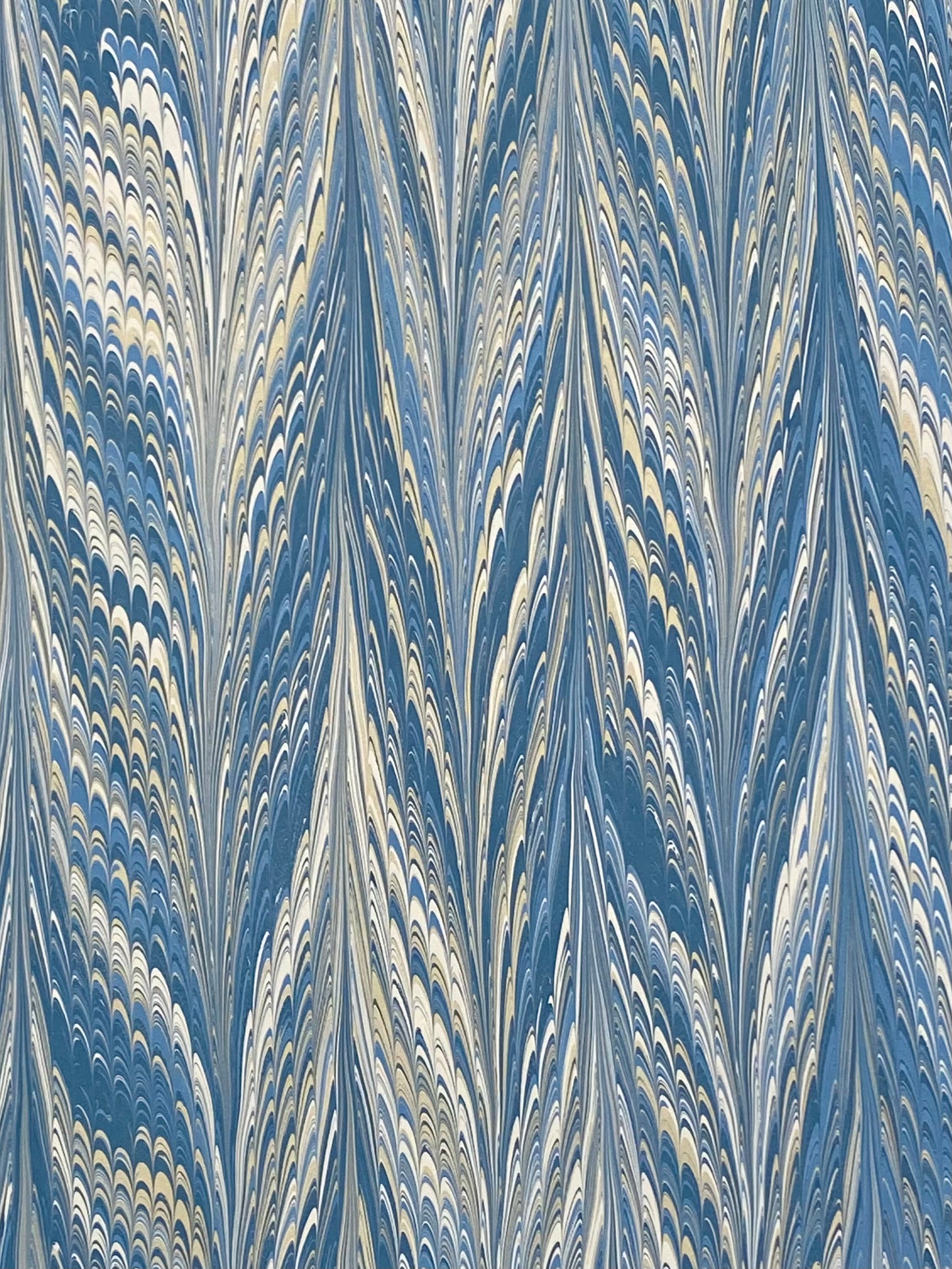 Half-Sheet Hand-Marbled Paper P353H