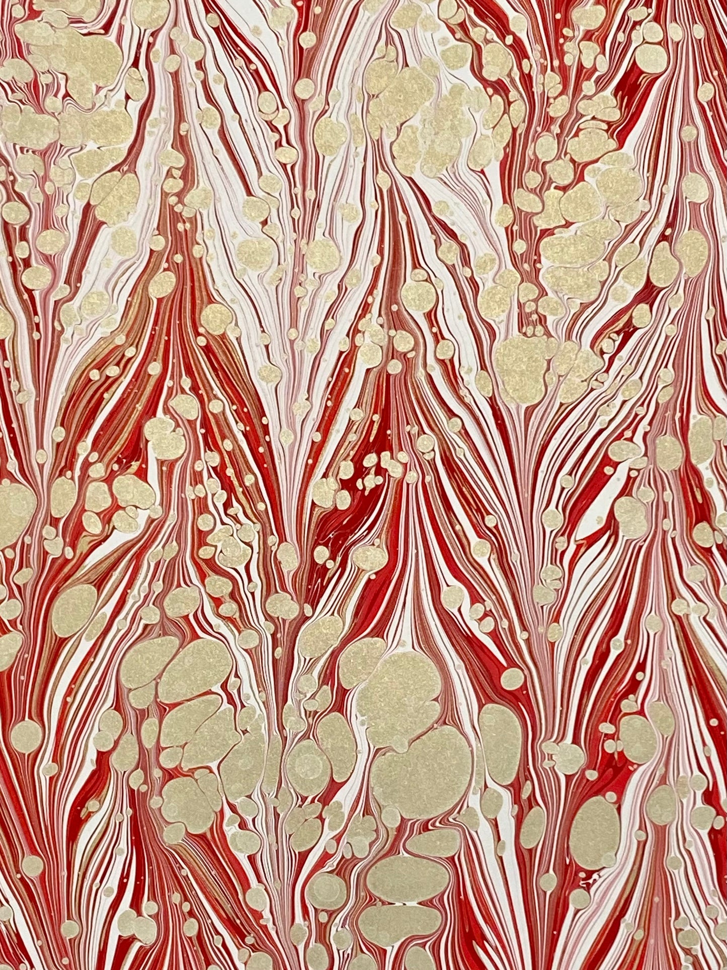Almost-Full Sheet Hand-Marbled Paper P351