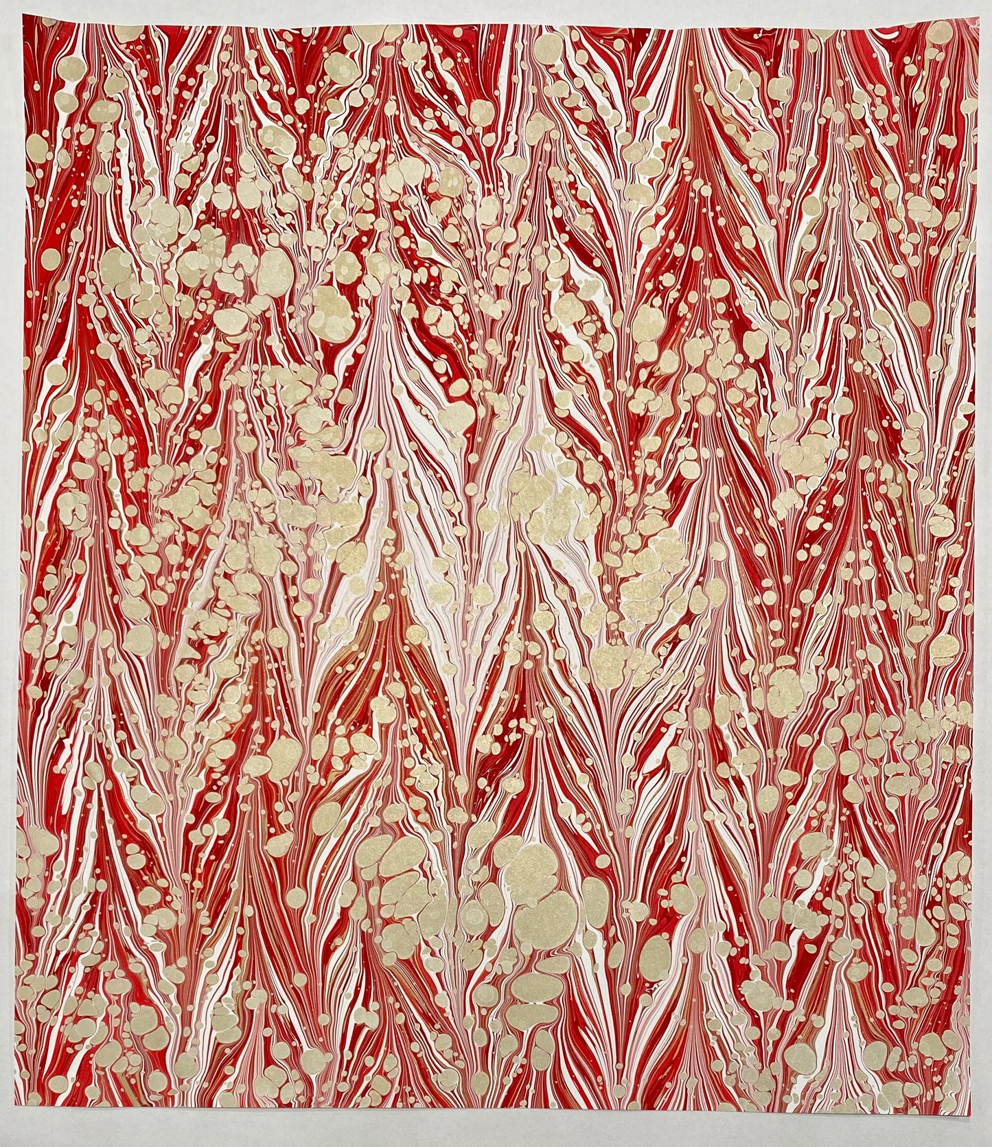 Almost-Full Sheet Hand-Marbled Paper P351