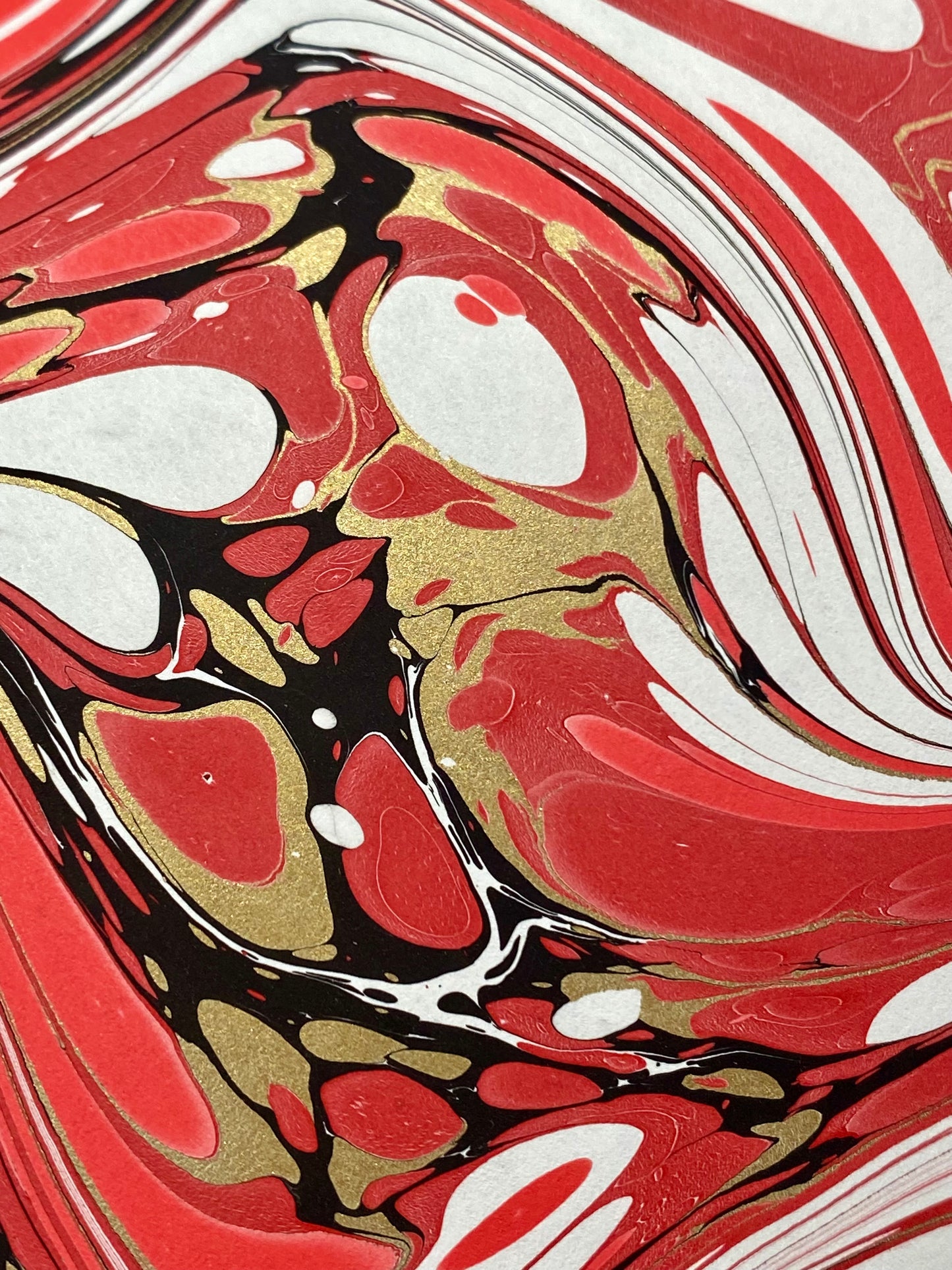 Full Sheet Hand-Marbled Paper P401