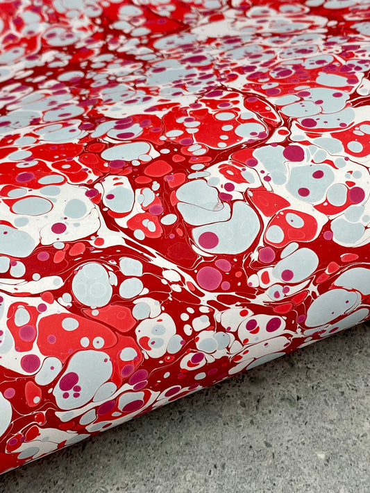 Full Sheet Hand-Marbled Paper P397
