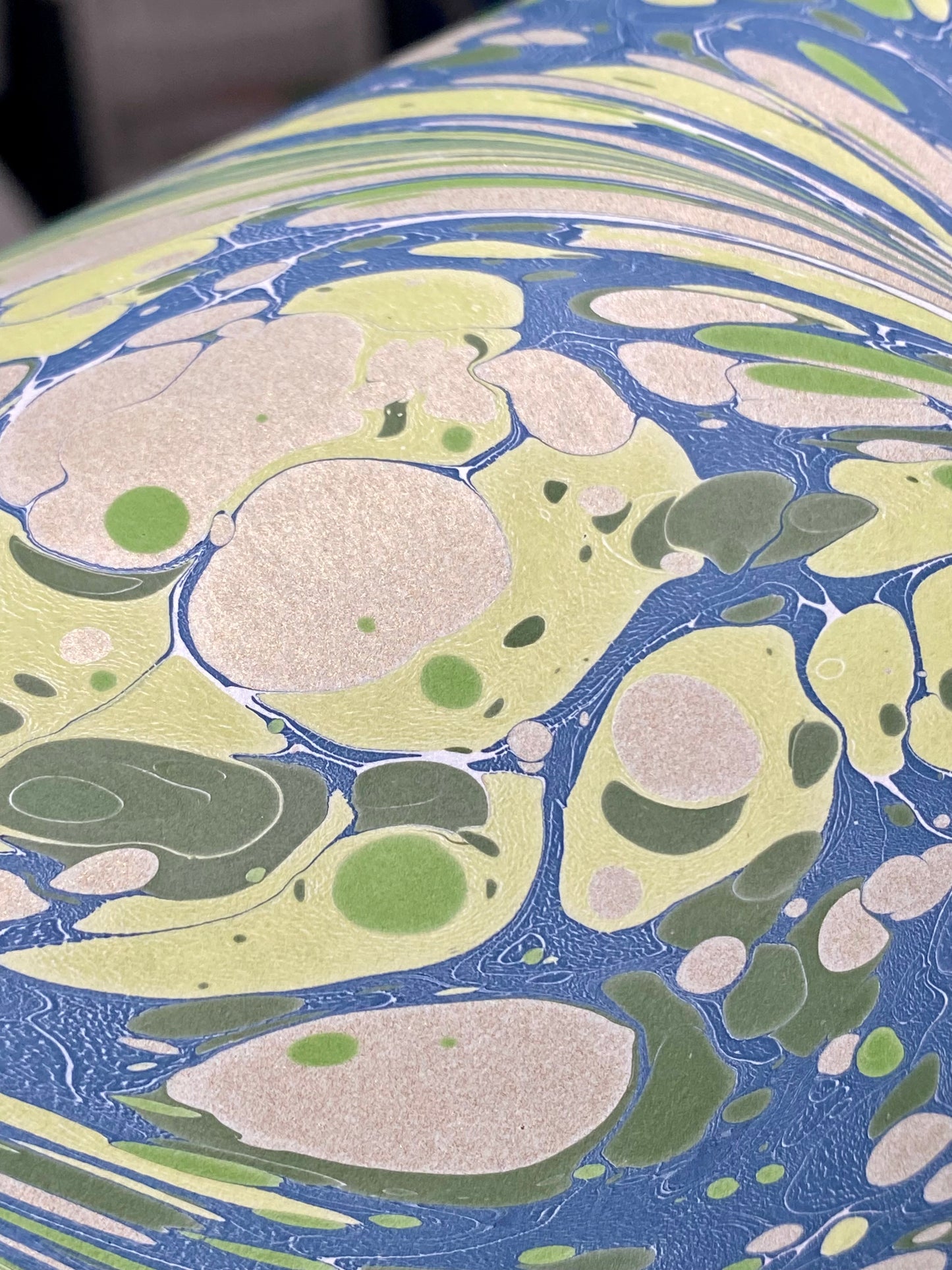 Full Sheet Hand-Marbled Paper P394