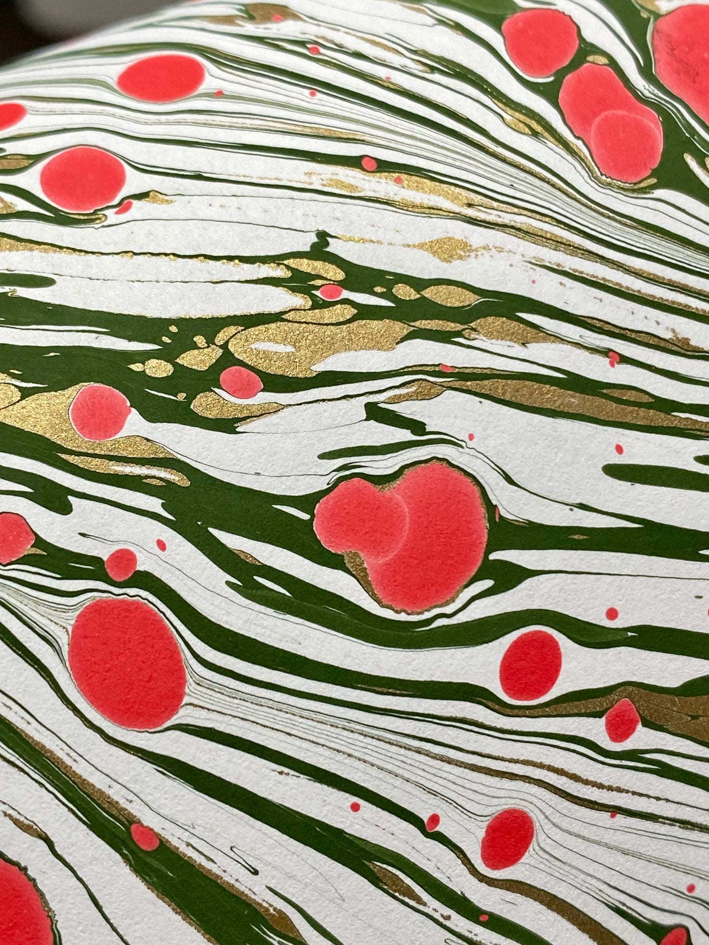 Full Sheet Hand-Marbled Paper P374S