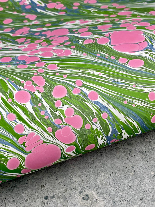 Full Sheet Hand-Marbled Paper P367