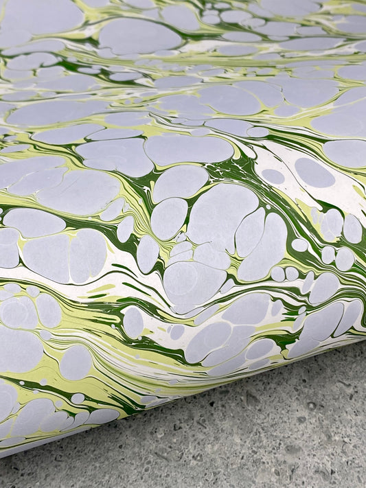 Full Sheet Hand-Marbled Paper P365