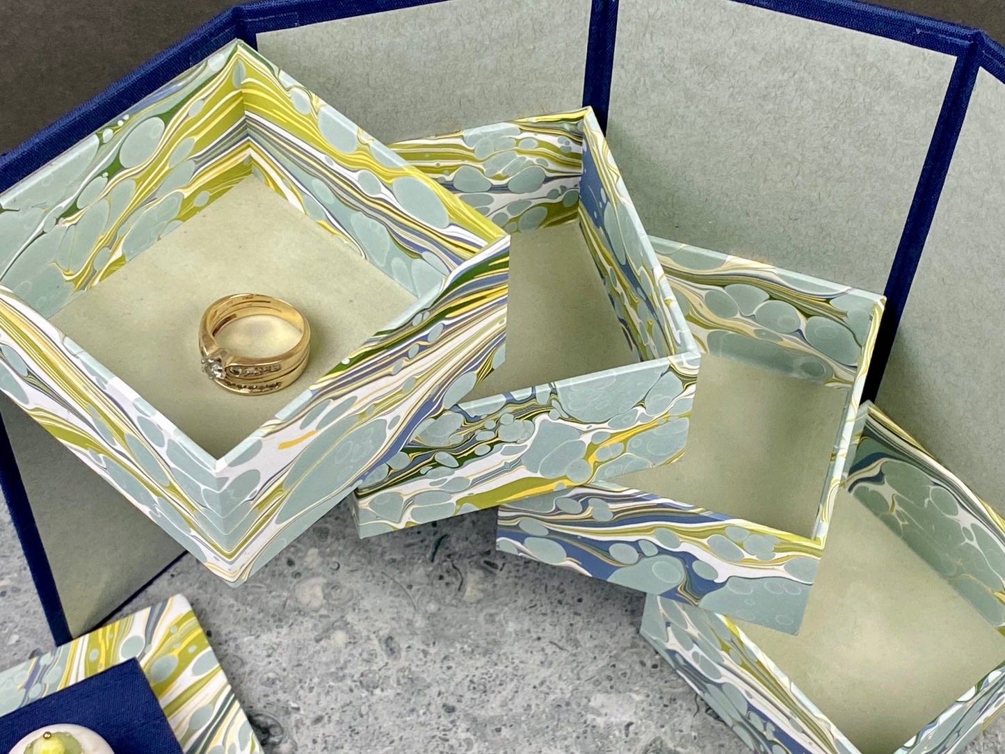 Hand Crafted Stacking Box, Jewelry Box