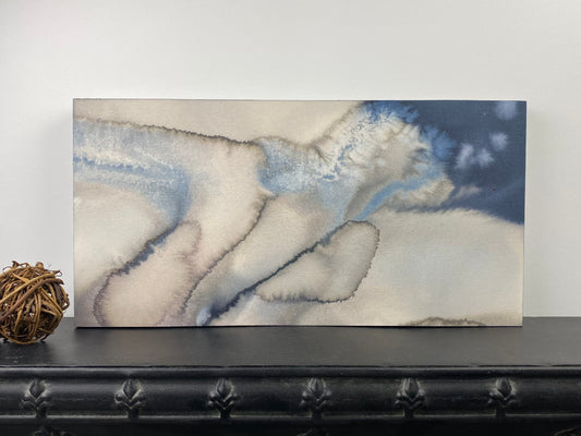 Original Cyanotype 6x12, Wall Art, Shelf Art