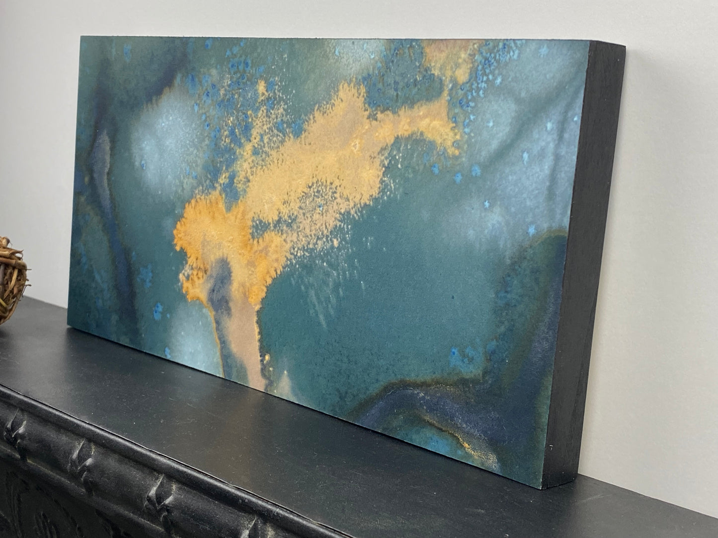Original Cyanotype 6x12, Wall Art, Shelf Art