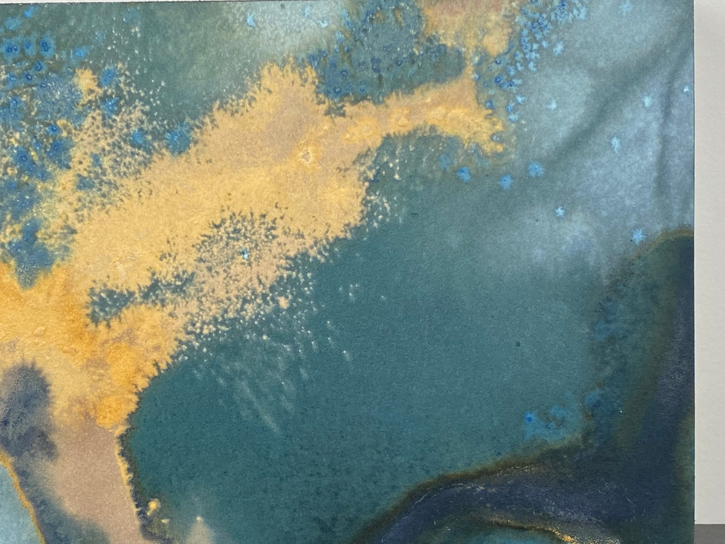 Original Cyanotype 6x12, Wall Art, Shelf Art