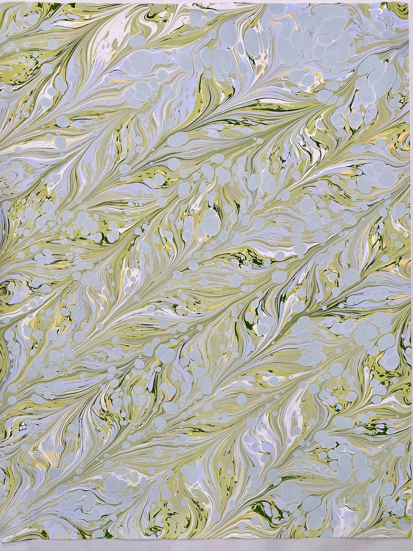 Full Sheet Hand-Marbled Paper P409