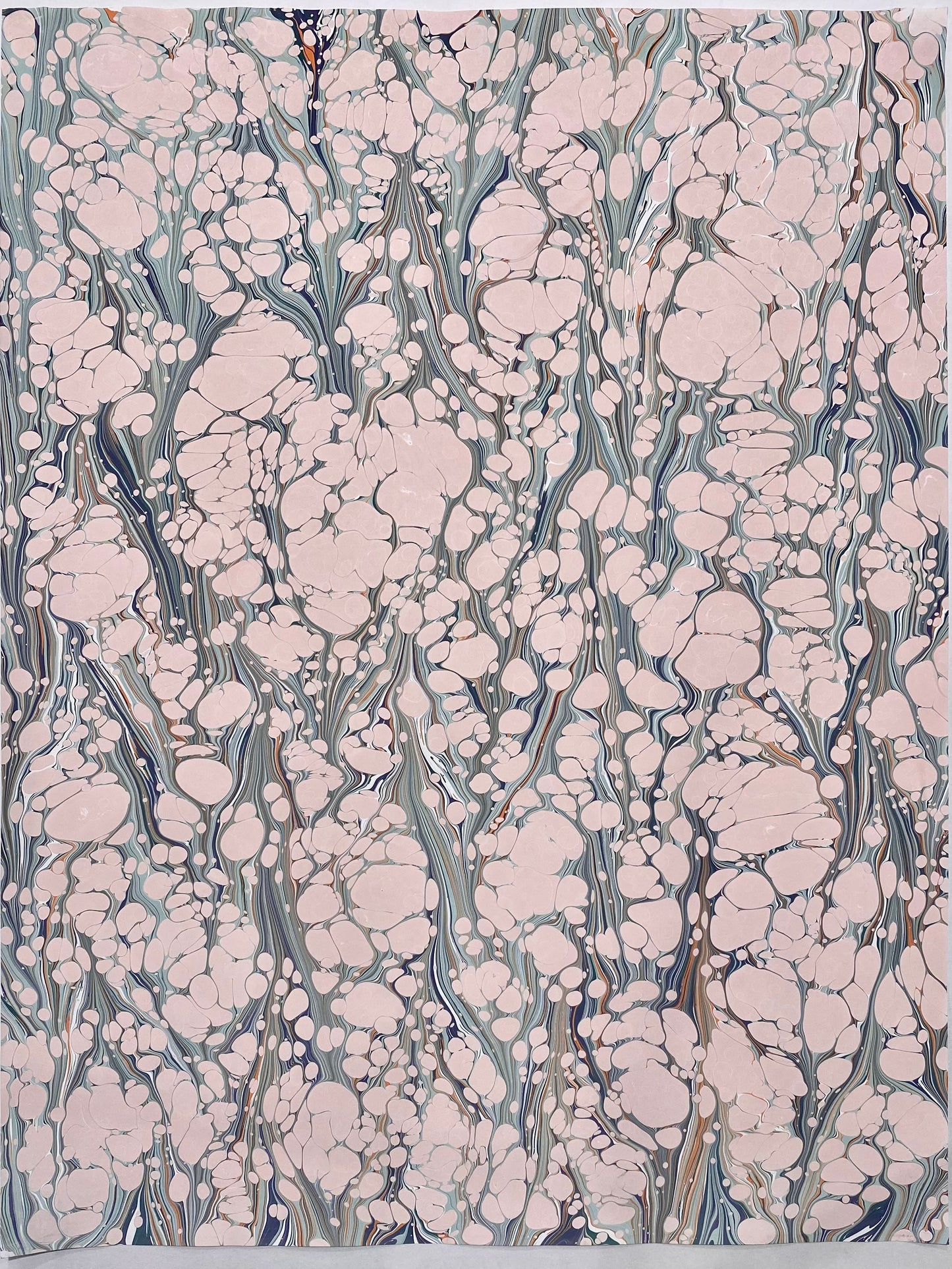 Full Sheet Hand-Marbled Paper P421