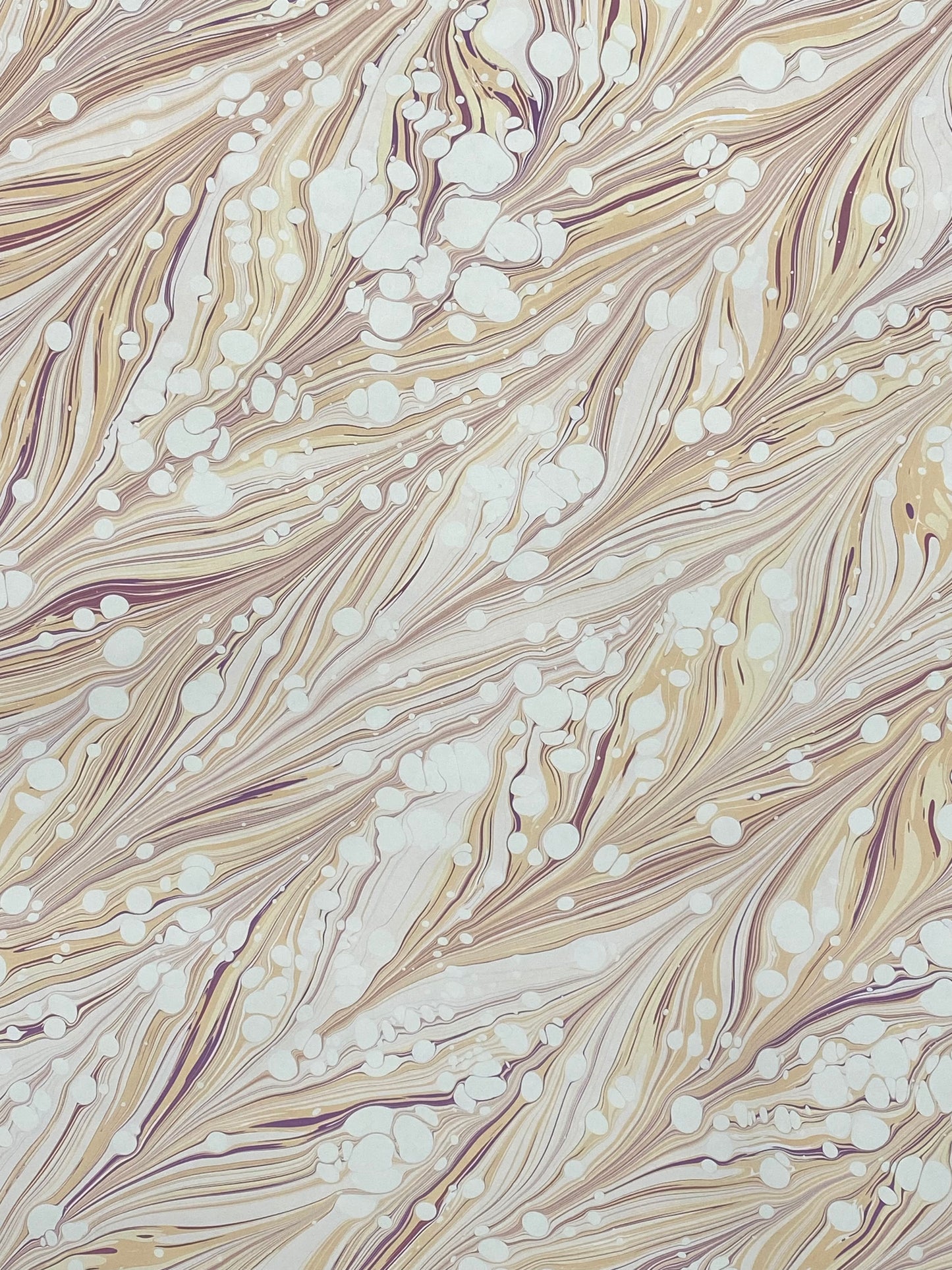Full Sheet Hand-Marbled Paper P441