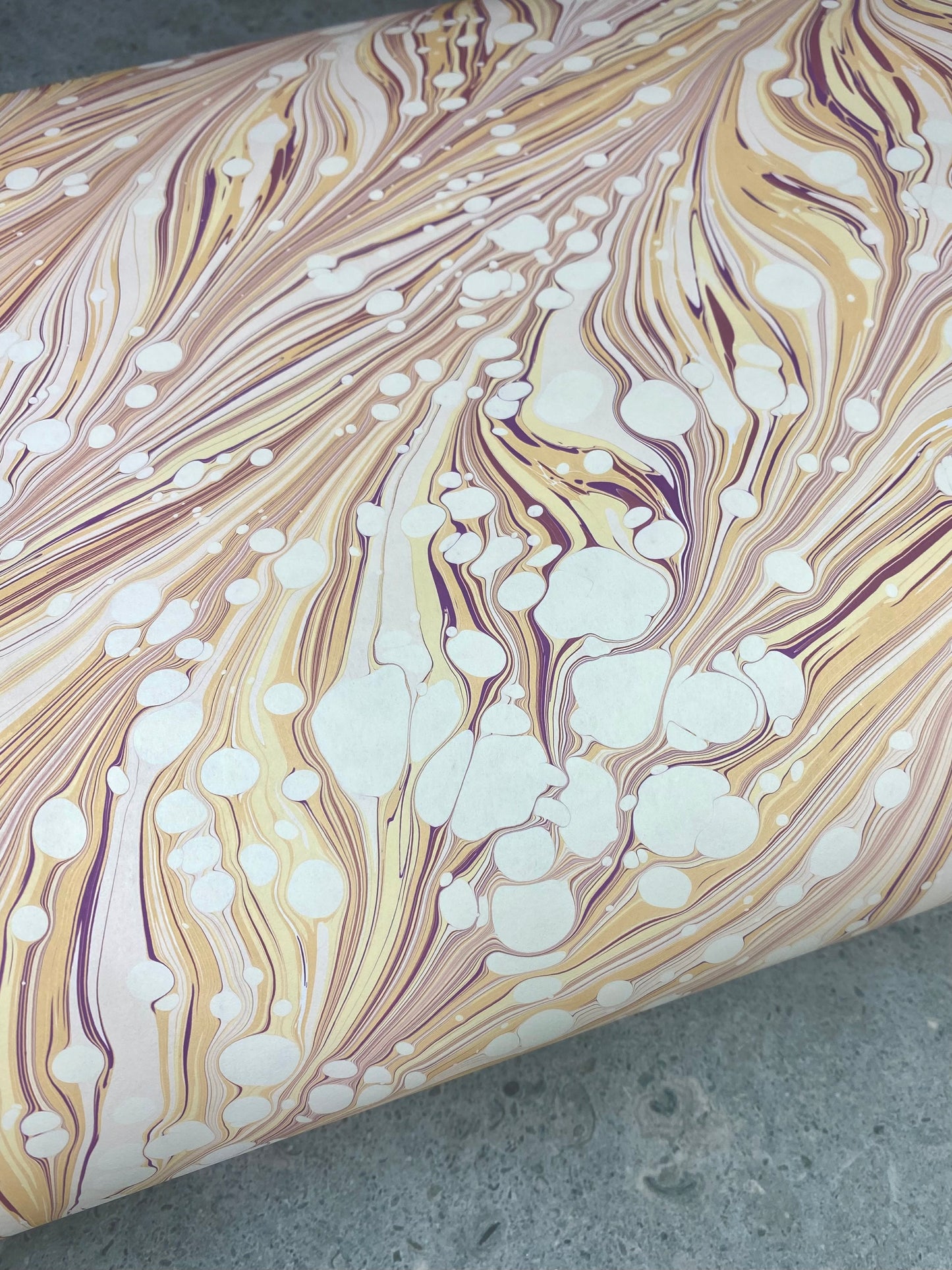 Full Sheet Hand-Marbled Paper P441
