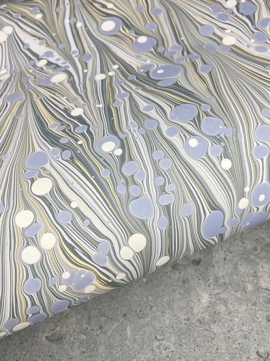 Full Sheet Hand-Marbled Paper P438