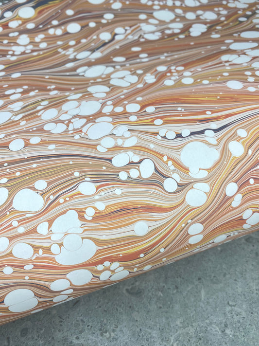 Full Sheet Hand-Marbled Paper P430