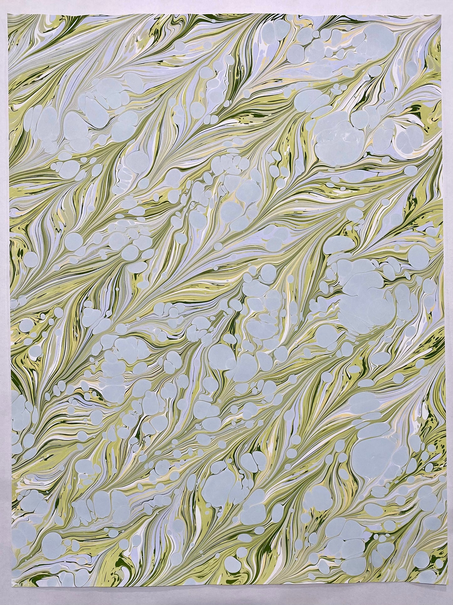 Full Sheet Hand-Marbled Paper P455