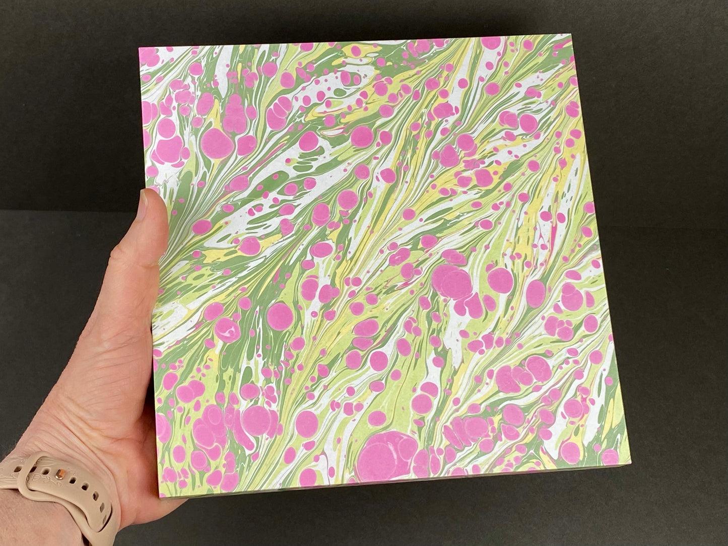 Original 8x8 Marbled Wall Art, Kauai Series #2