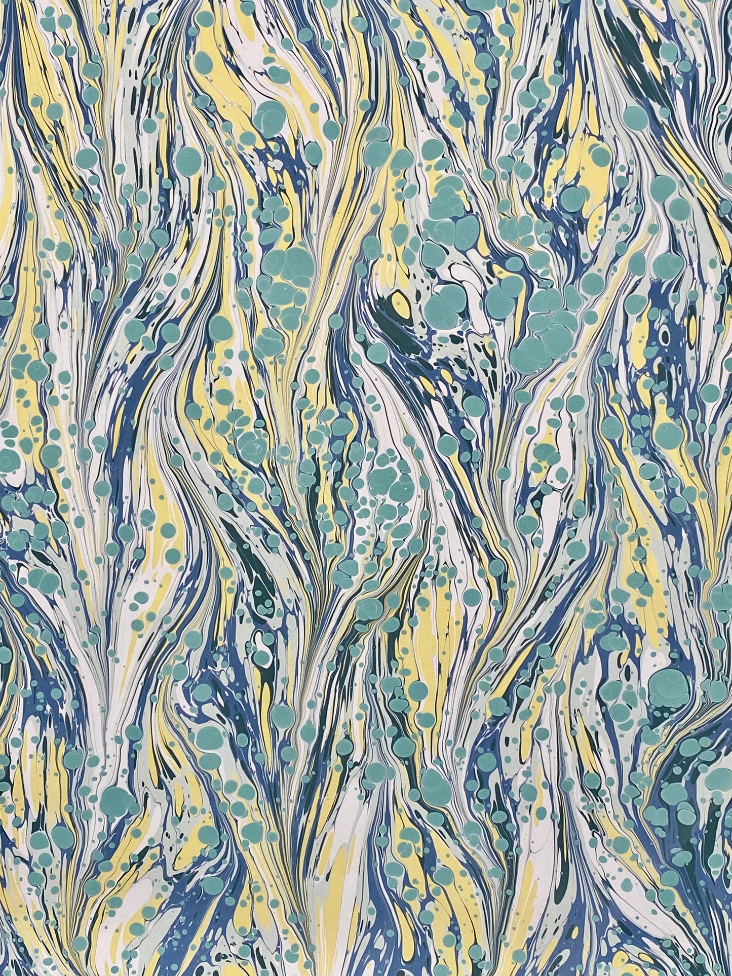 Full Sheet Hand-Marbled Paper P481