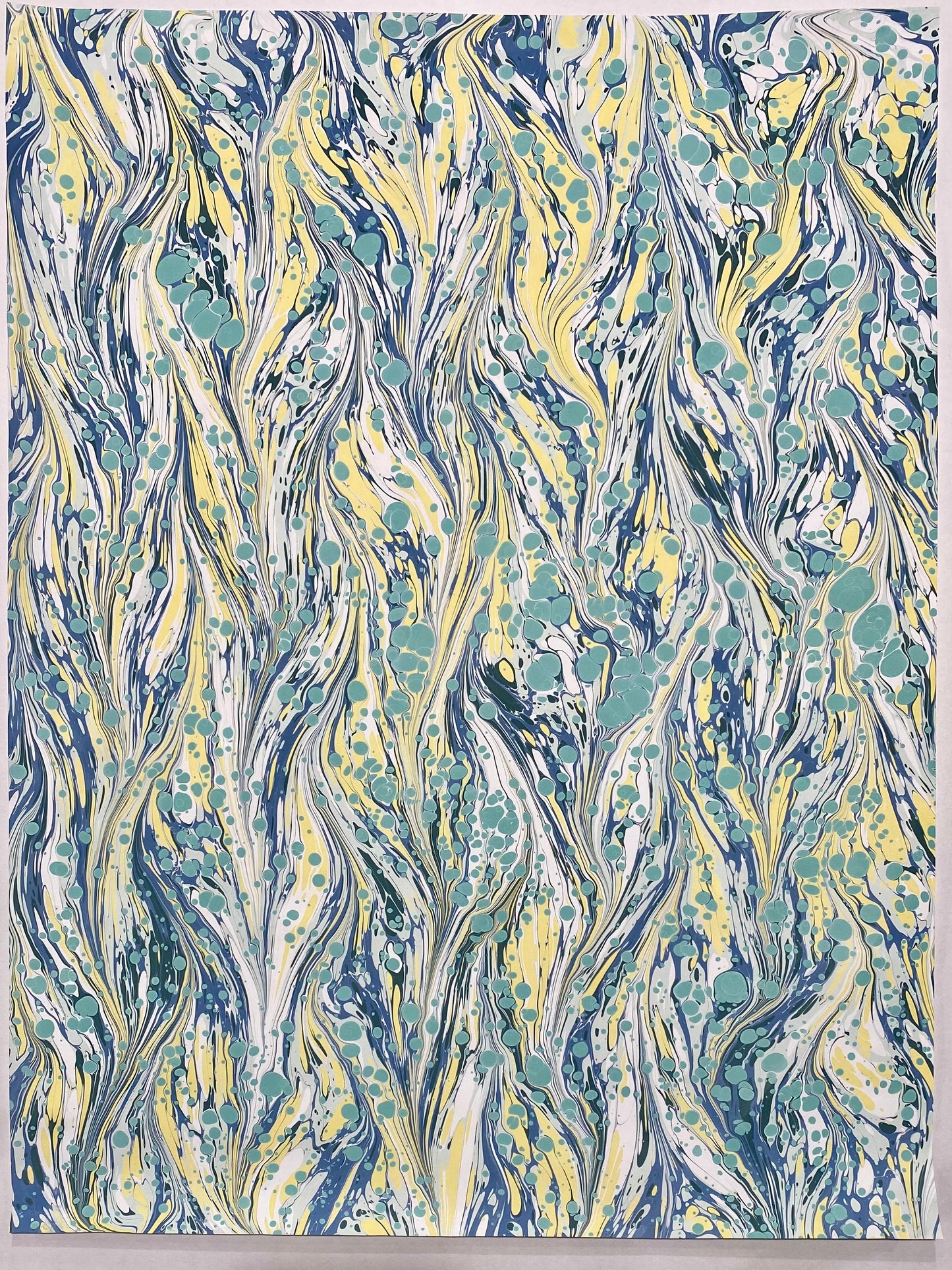Full Sheet Hand-Marbled Paper P481