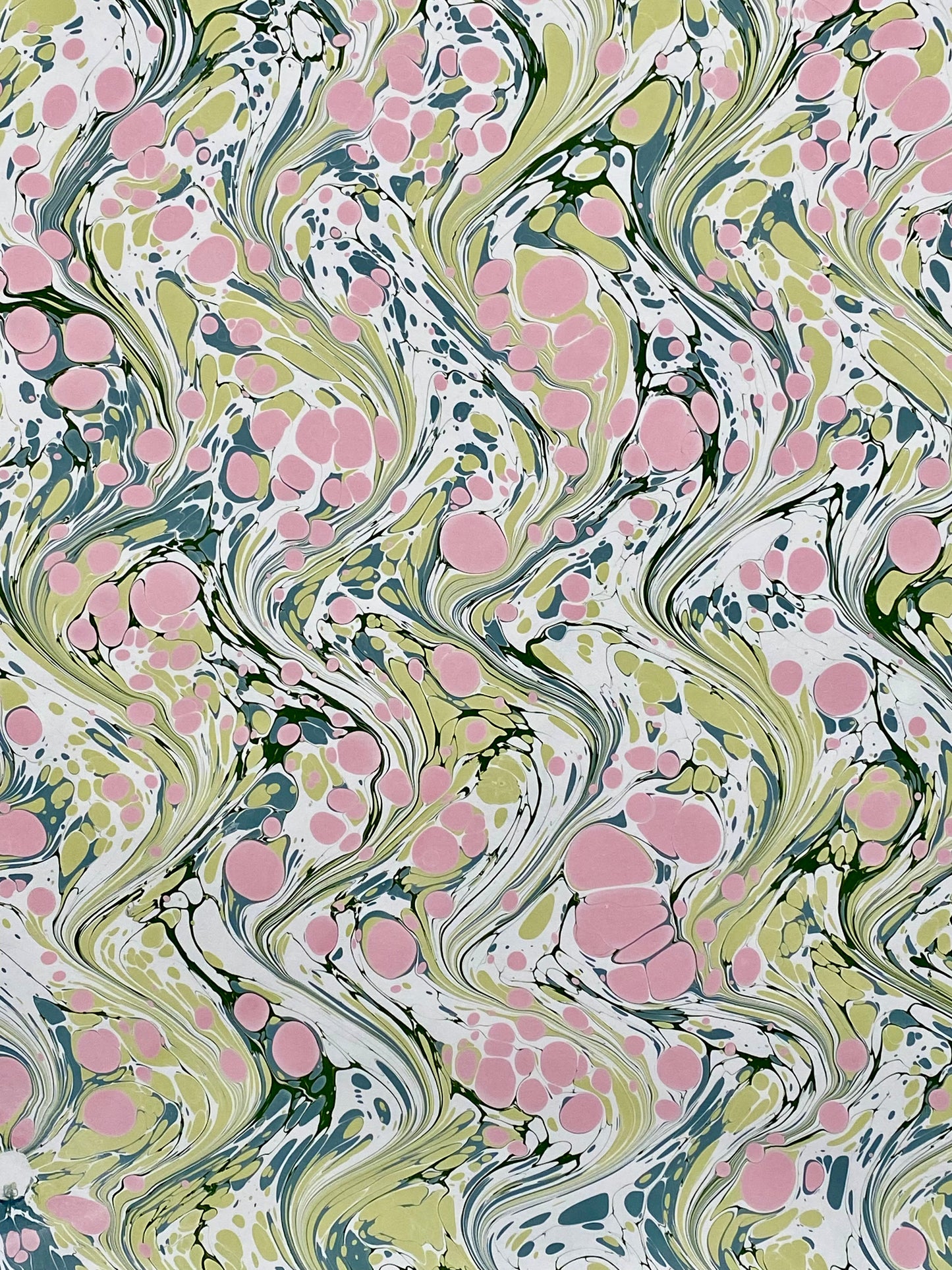 Full Sheet Hand-Marbled Paper P485