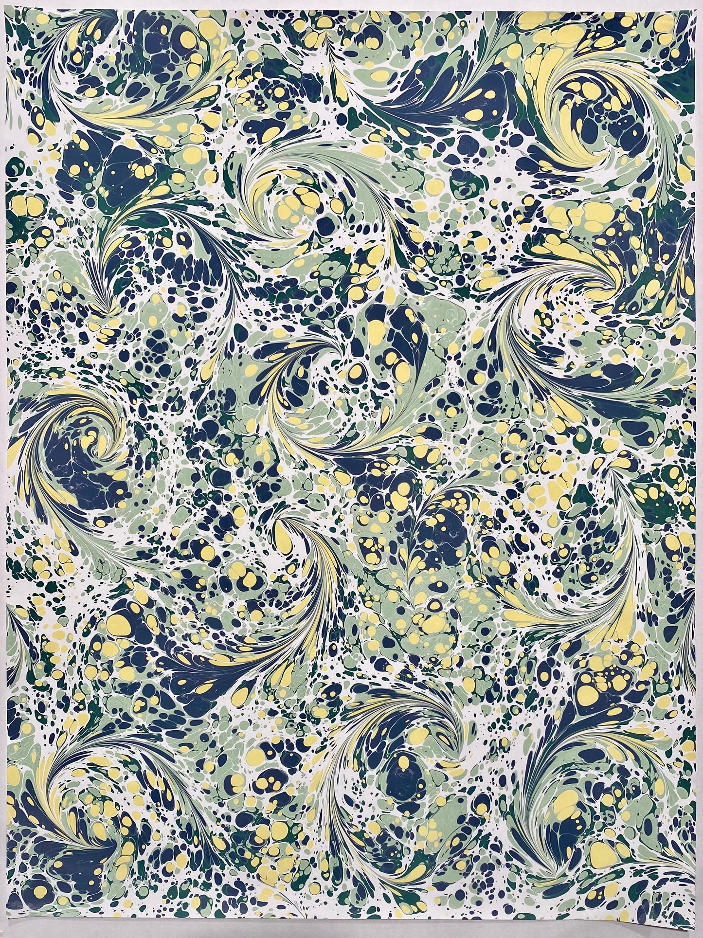 Full Sheet Hand-Marbled Paper P490