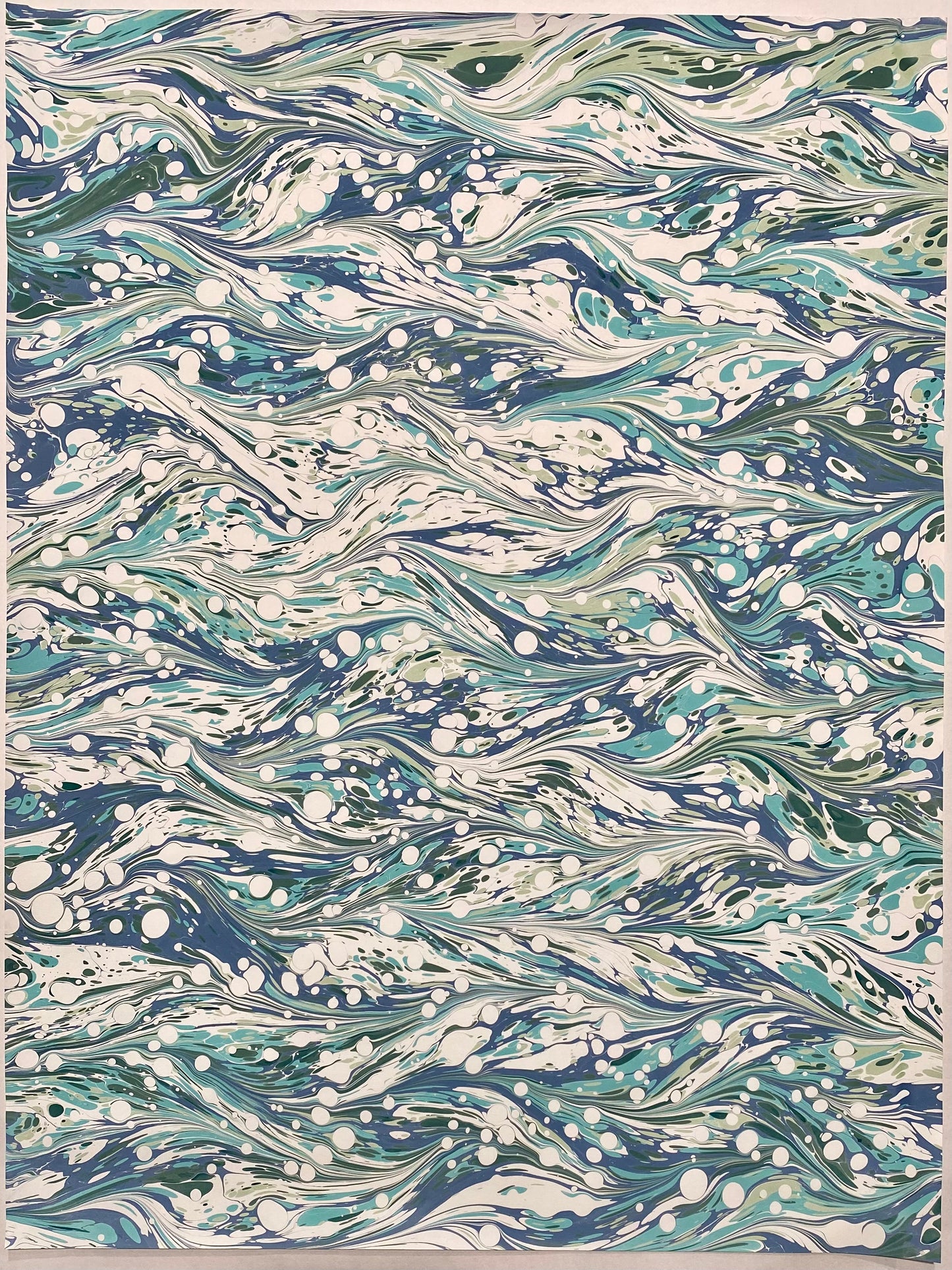 Full Sheet Hand-Marbled Paper P494
