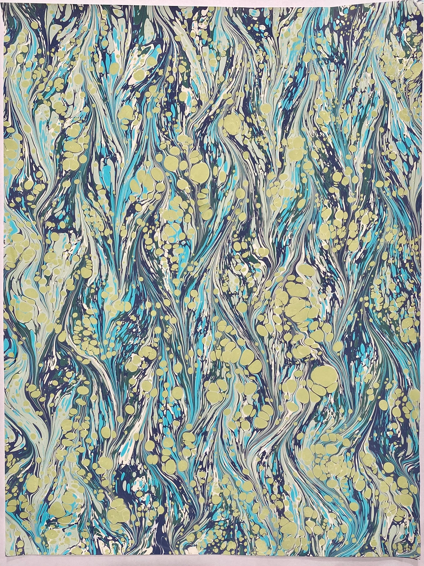 Full Sheet Hand-Marbled Paper P501