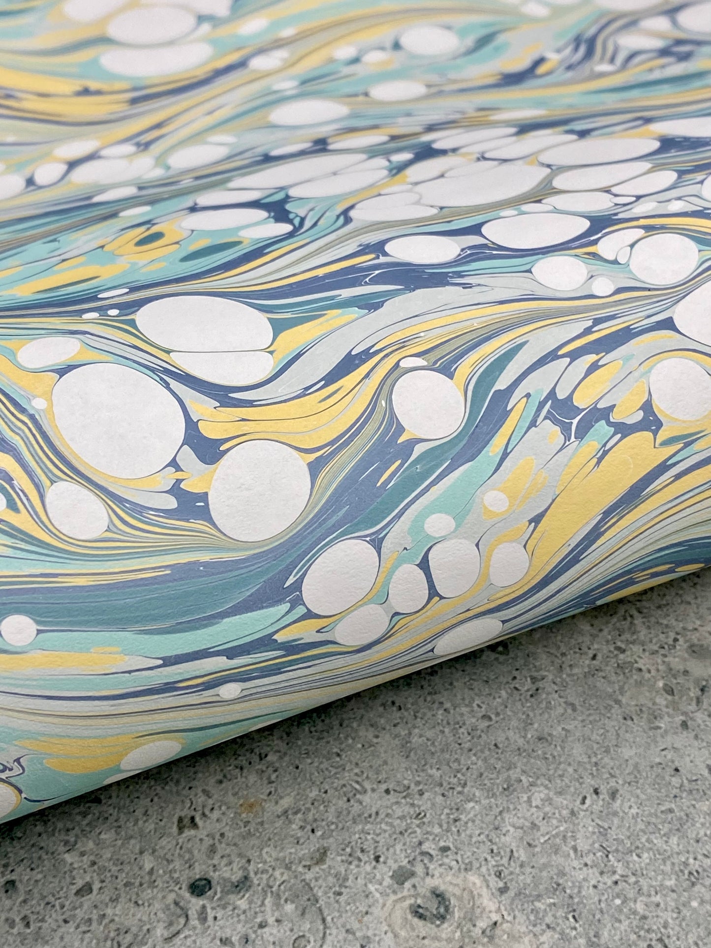 Full Sheet Hand-Marbled Paper P480