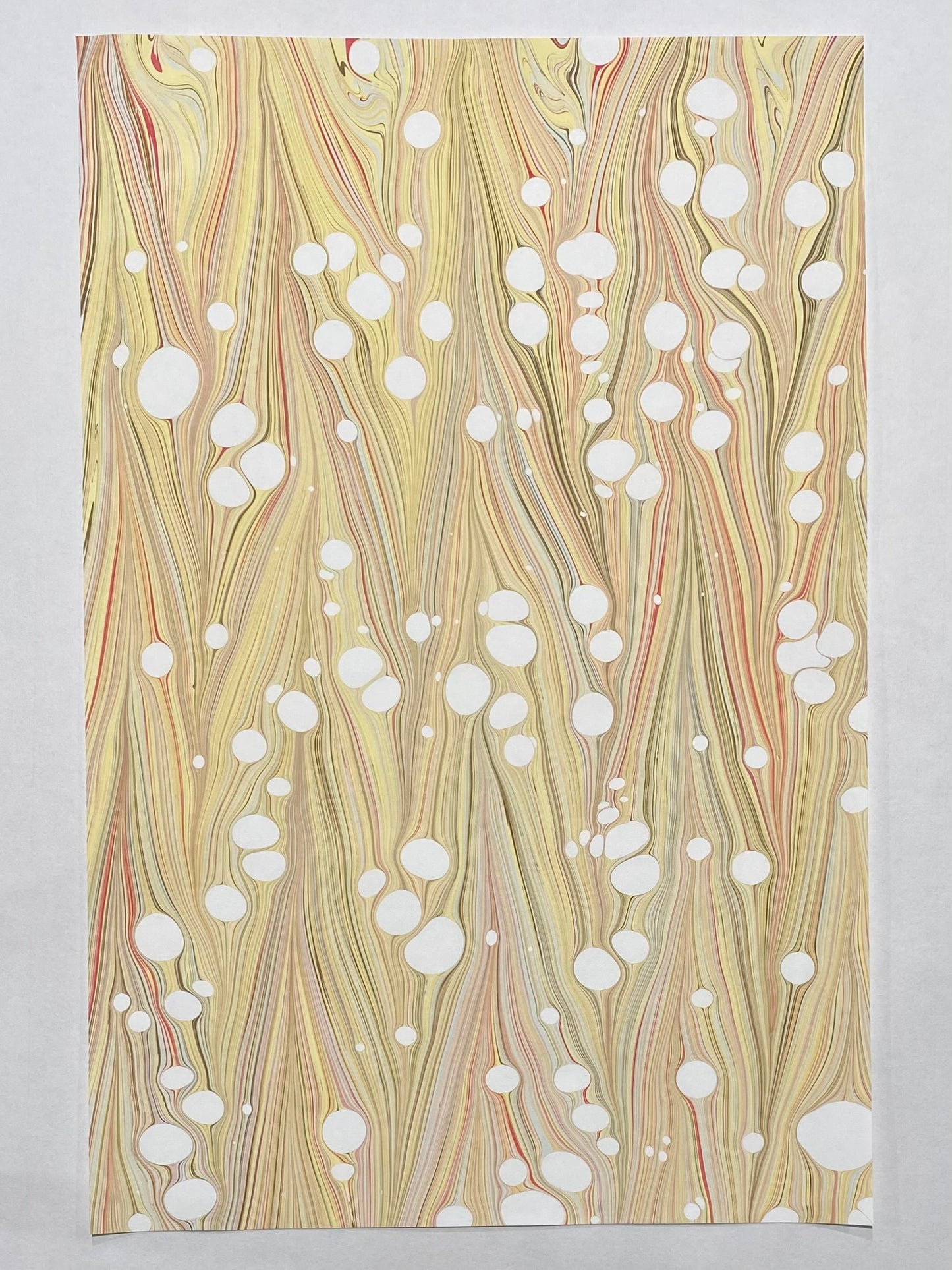 Half-Sheet Hand-Marbled Paper P460H