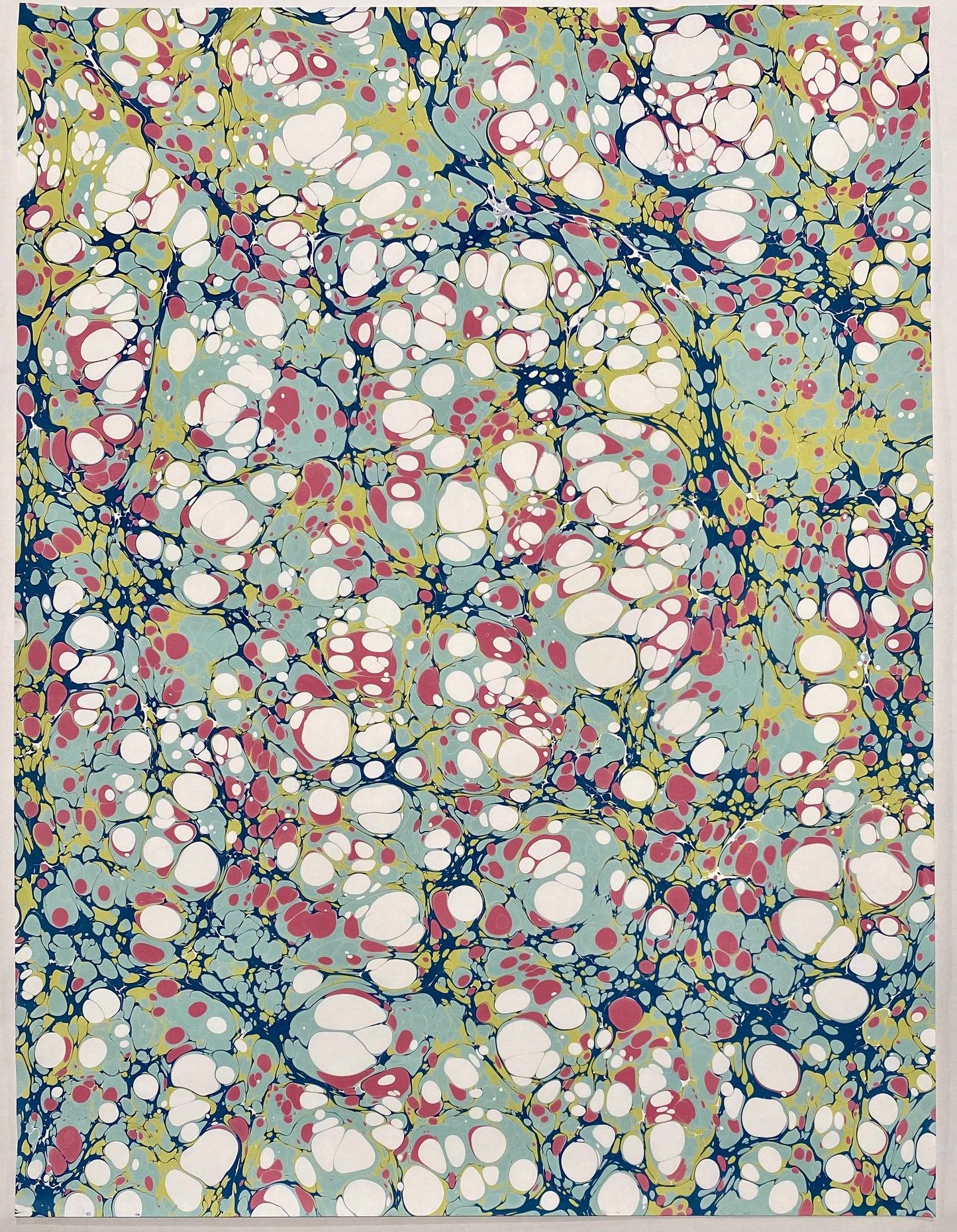 Full Sheet Hand-Marbled Paper P517
