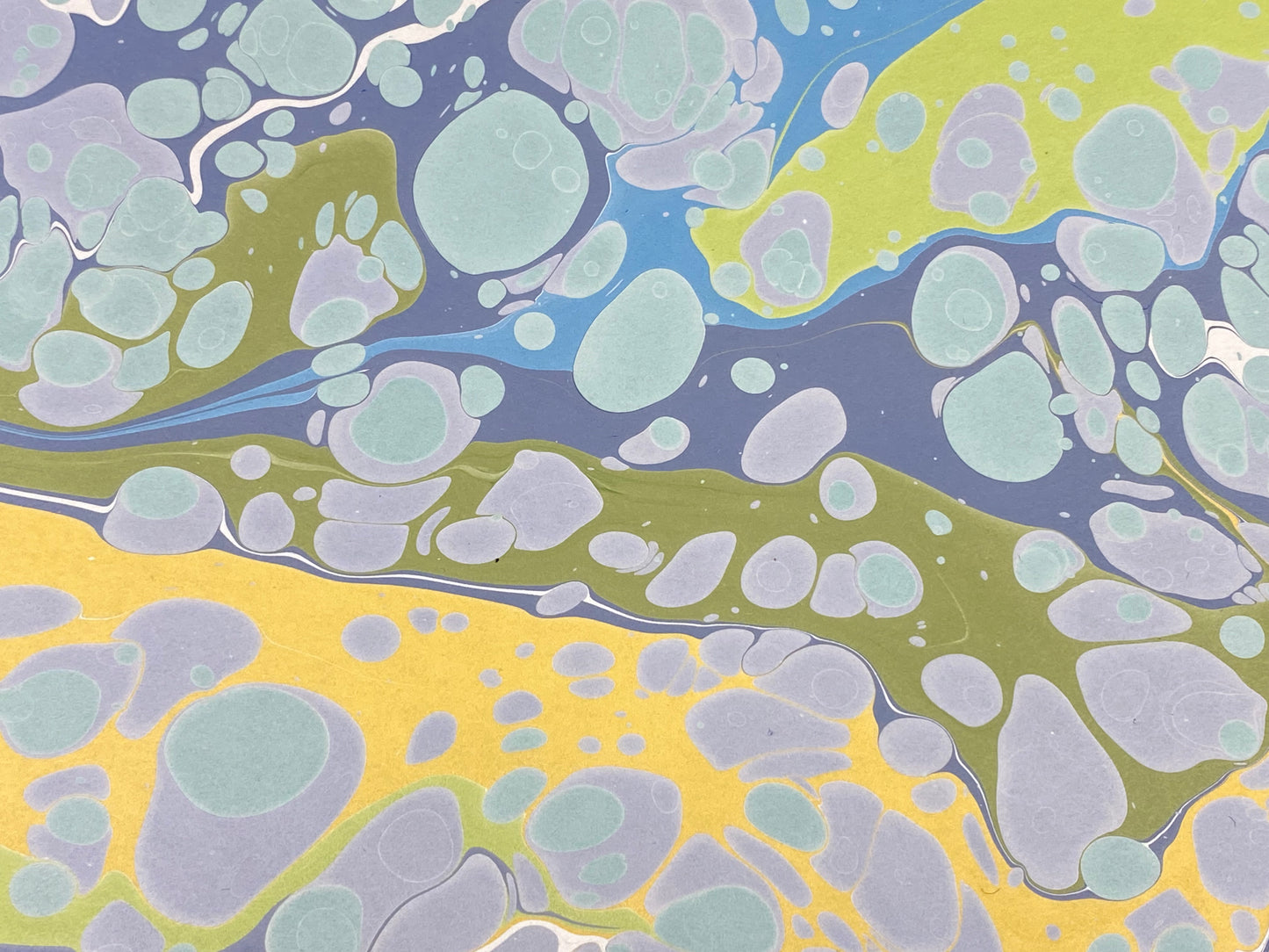 Original 8x8 Marbled Wall Art "Looking Down 1"