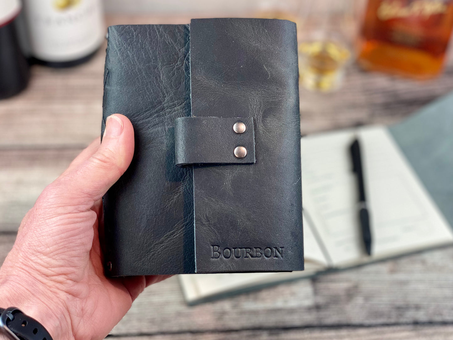 Refillable Journal for Whiskey, Bourbon, Wine or Beer Notes
