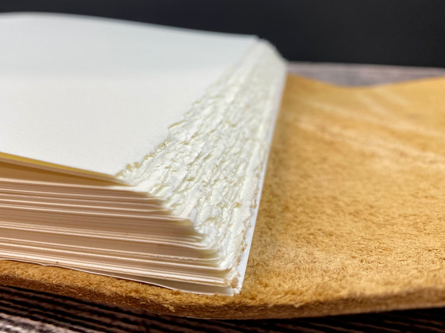 Large Bison Leather Sketchbook