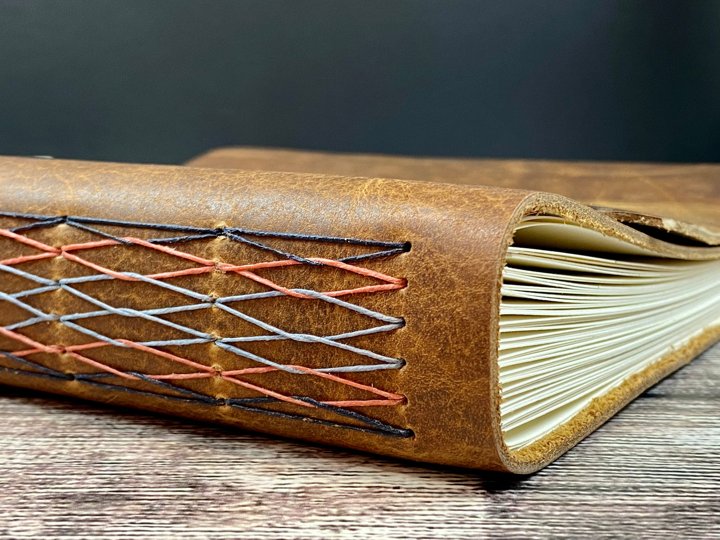 Large Bison Leather Sketchbook