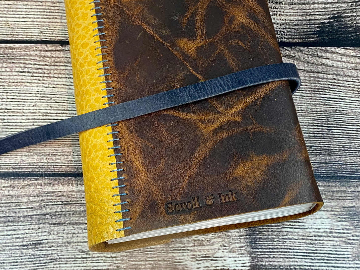 5x7 Leather Journal - The Bridge